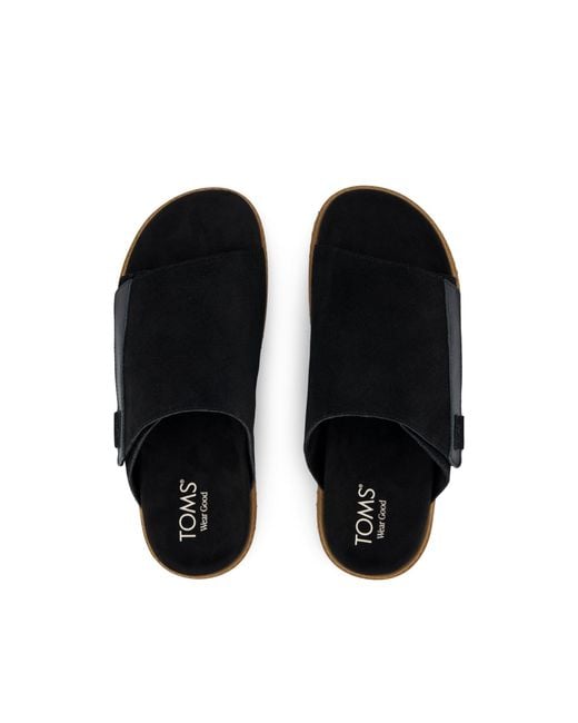 TOMS Black Danilo Sandal for men