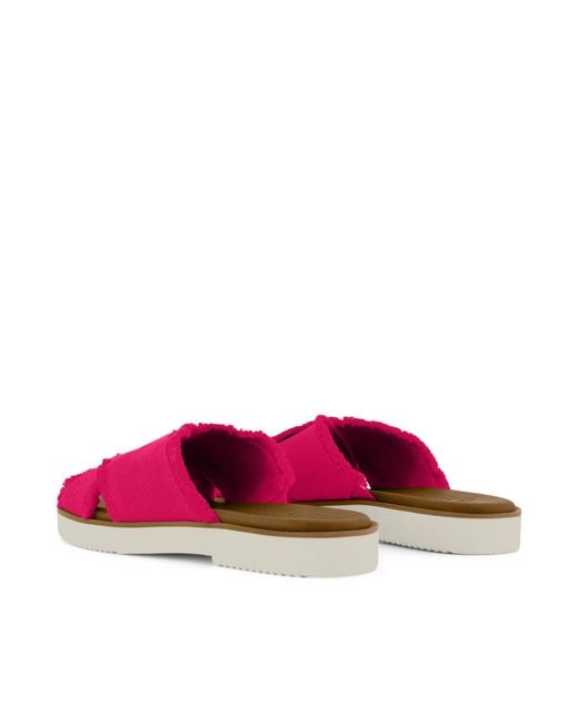 TOMS Pink Mae Crossover Sandal