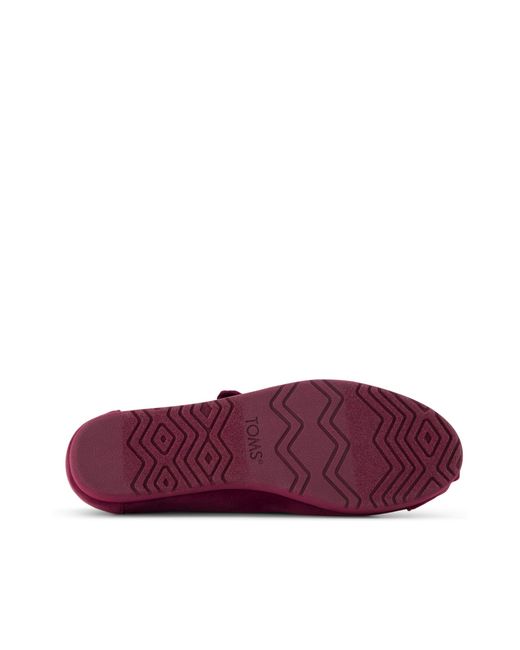 TOMS Red Alpargata Mary Jane