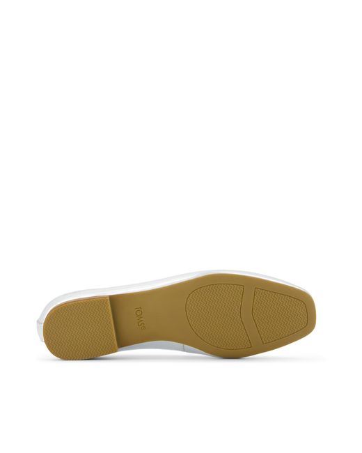 TOMS White Briella Ballet Flat