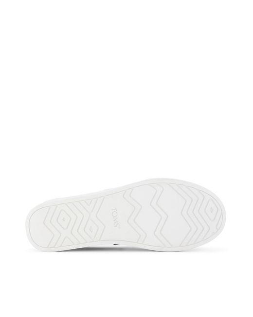 TOMS Black Asher Platform Slip-On Trainer