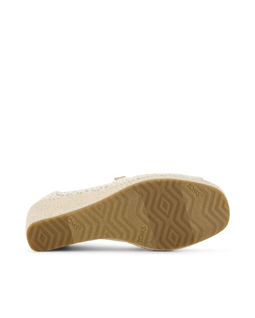 TOMS Natural Essential Wedge Peep-Toe