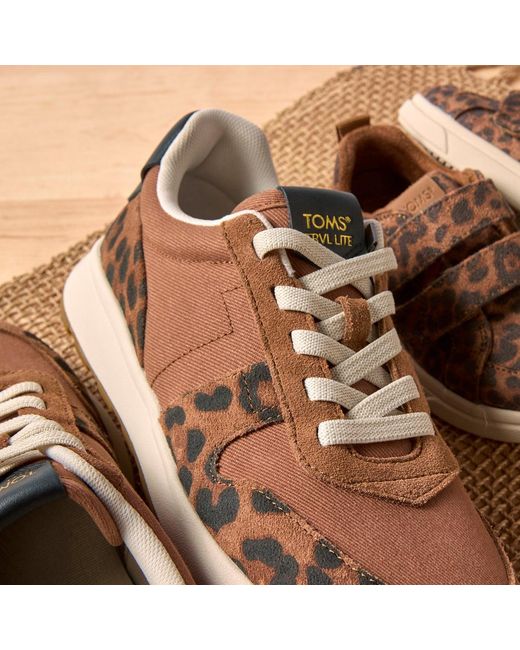 TOMS Brown Trvl Lite Retro Trainer