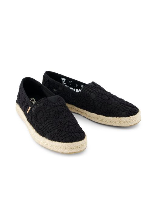 TOMS Black Alpargata Rope 2.0 Espadrille