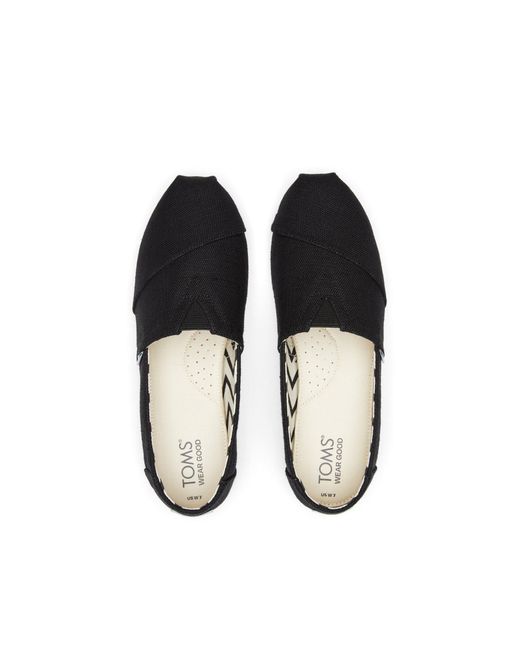 TOMS Black Alpargata