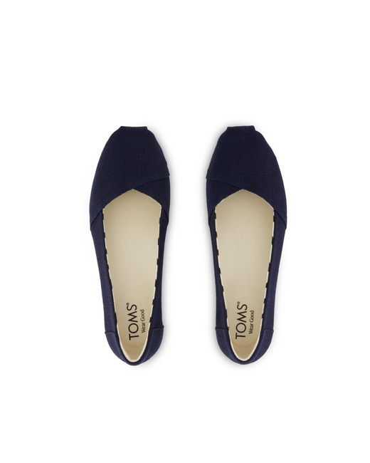 TOMS Blue Alpargata Ballet Flat