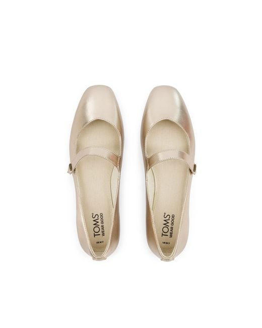 TOMS Natural Bianca Ballet Flat