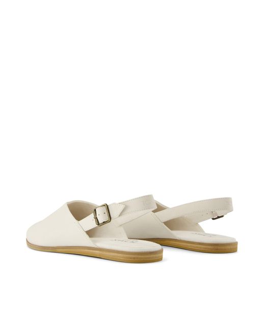 TOMS White Jade Slingback Mule