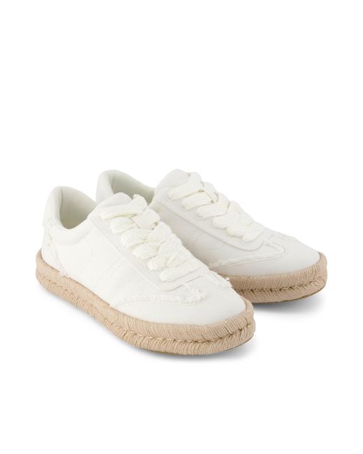 TOMS White Jesse Espadrille Trainer