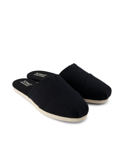 TOMS Black Alpargata Mule