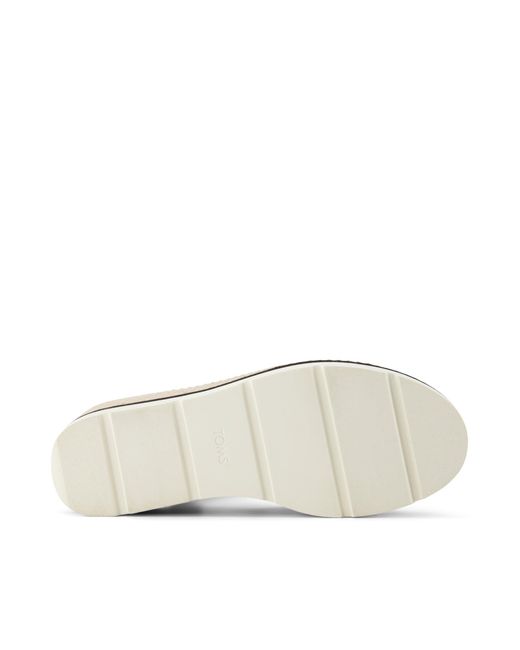 TOMS Black Darya Wedge Sandal