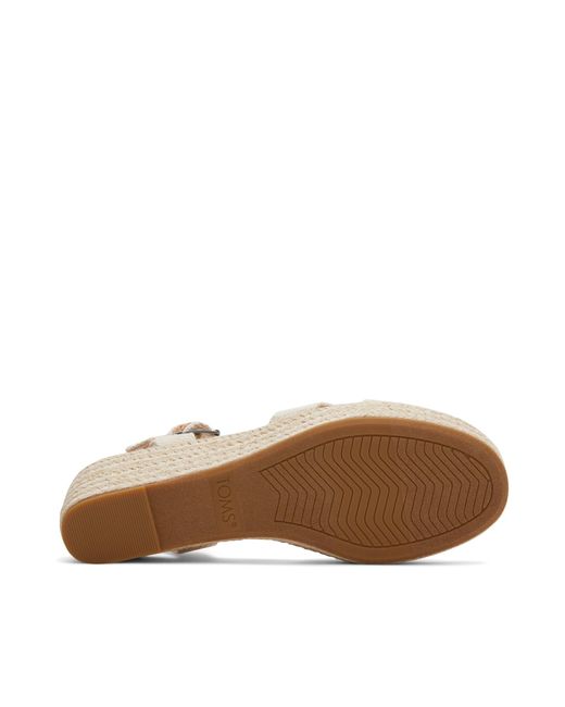 TOMS Natural Audrey Wedge Sandal