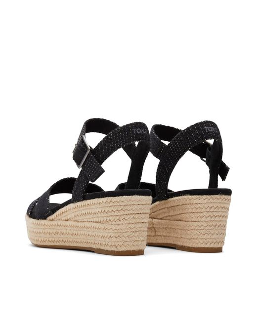 TOMS Blue Audrey Wedge Sandal