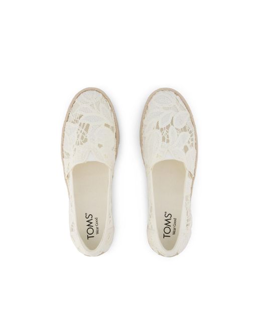 TOMS Natural Valencia Platform Espadrille