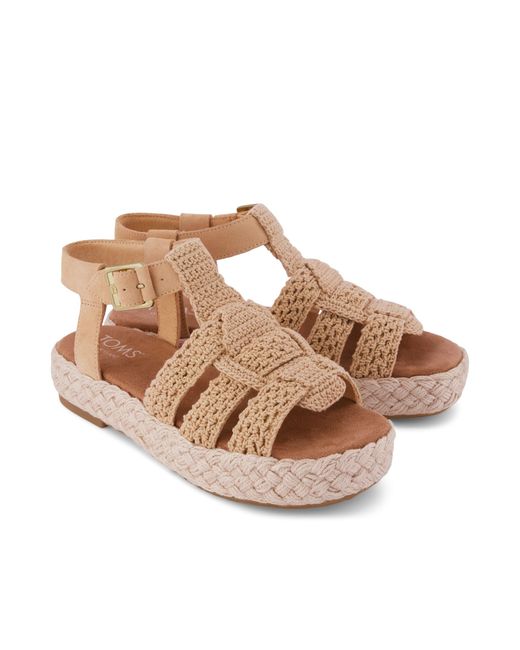 TOMS Brown Jac Espadrille Sandal