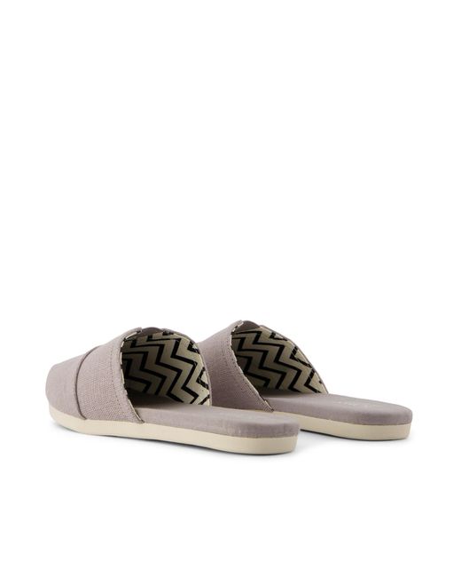 TOMS Gray Alpargata Mule