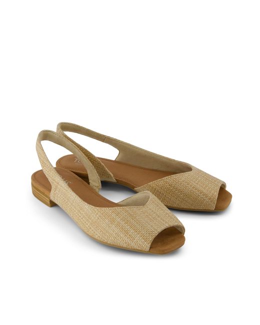 TOMS Natural Briella Slingback Ballet Flat