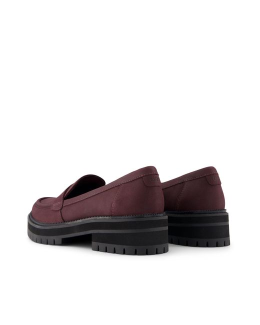 TOMS Red Cara Loafer Shoes