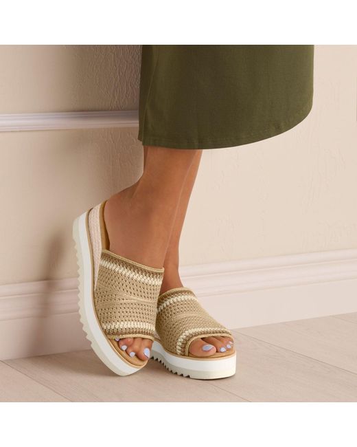 TOMS Natural Diana Mule Wedge Sandal