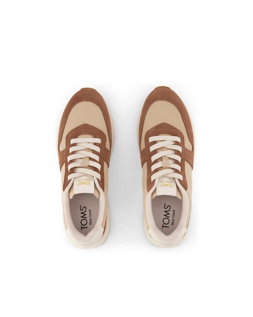 TOMS Natural Trvl Lite Retro Trainer