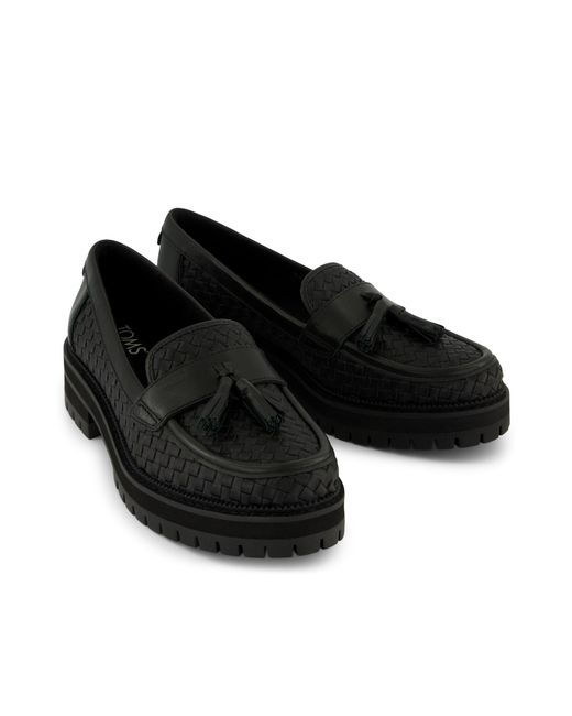 TOMS Black Cara Loafer Shoes