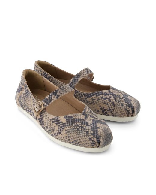 TOMS Gray Alpargata Mary Jane