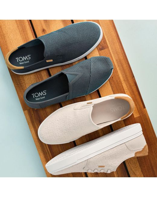 TOMS Gray Baja 2.0 Slip-On Trainer for men