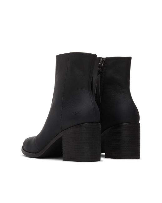 TOMS Black Evelyn Heeled Boots