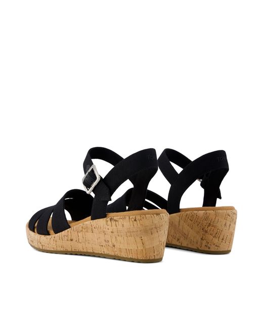TOMS Blue Julia Wedge Sandal