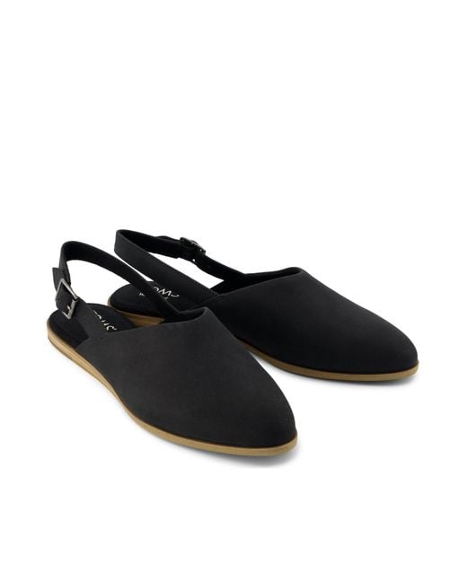TOMS Black Jade Slingback Mule