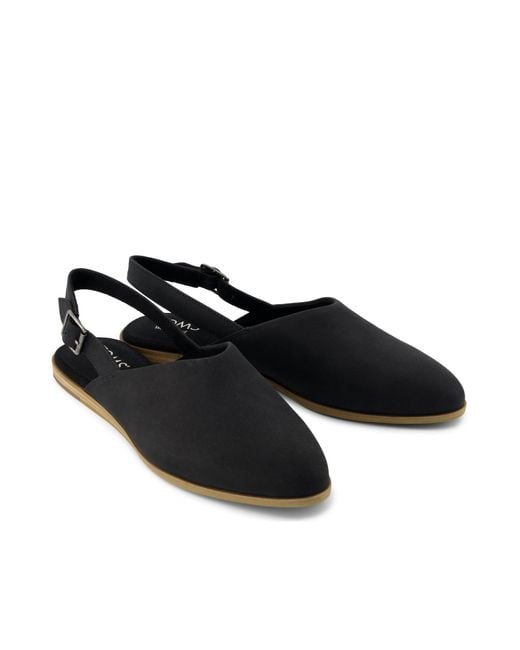TOMS Black Jade Slingback Mule