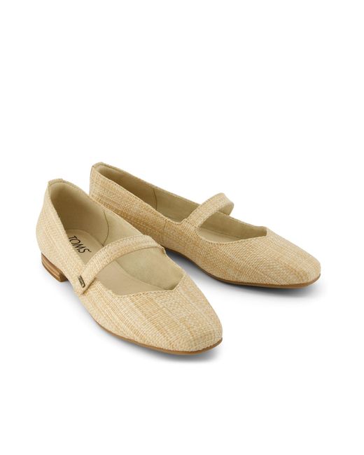 TOMS Natural Bianca Mary Jane Flat