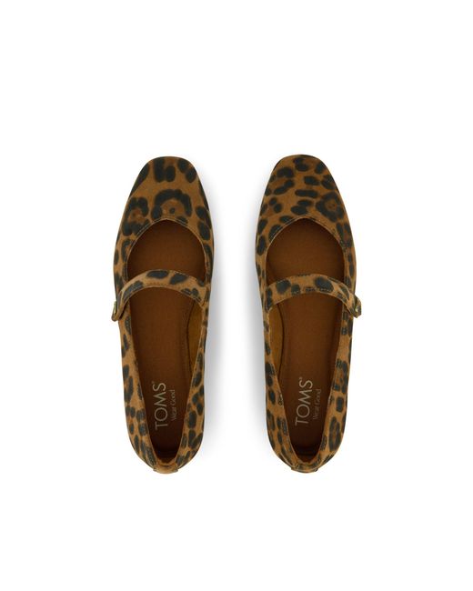 TOMS Brown Bianca Ballet Flat