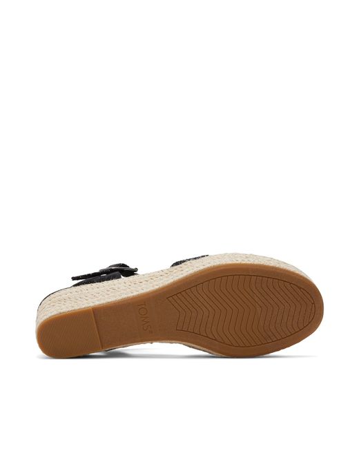 TOMS Blue Audrey Wedge Sandal