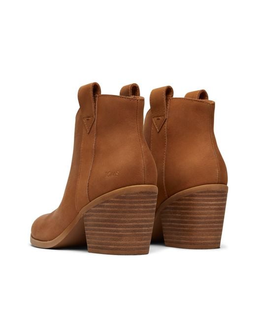 TOMS Brown Consce Heeled Boots
