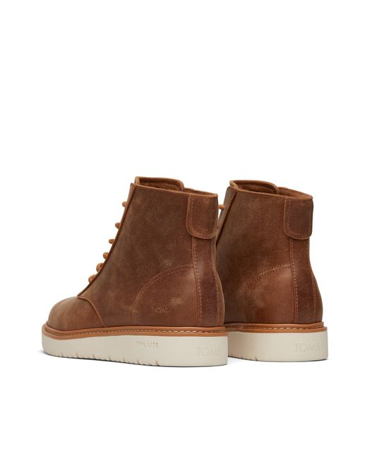 TOMS Brown Navi Trvl Lite Ranger Boots for men