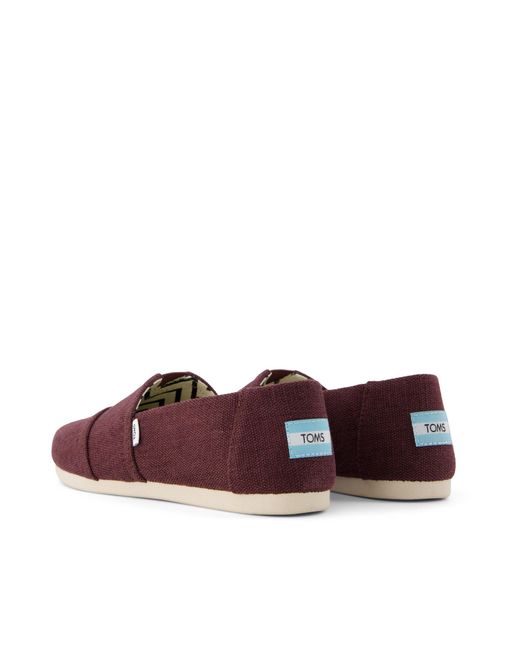 TOMS Red Alpargata Heritage Canvas