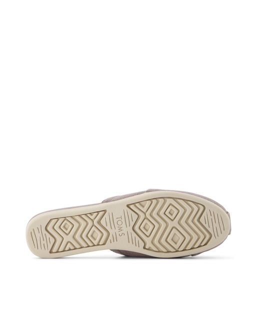 TOMS Gray Alpargata Mule