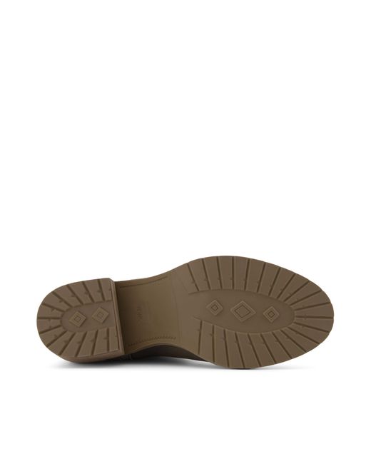 TOMS Brown Water-Resistant Leather Ankle Boots