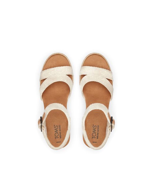 TOMS Natural Audrey Wedge Sandal