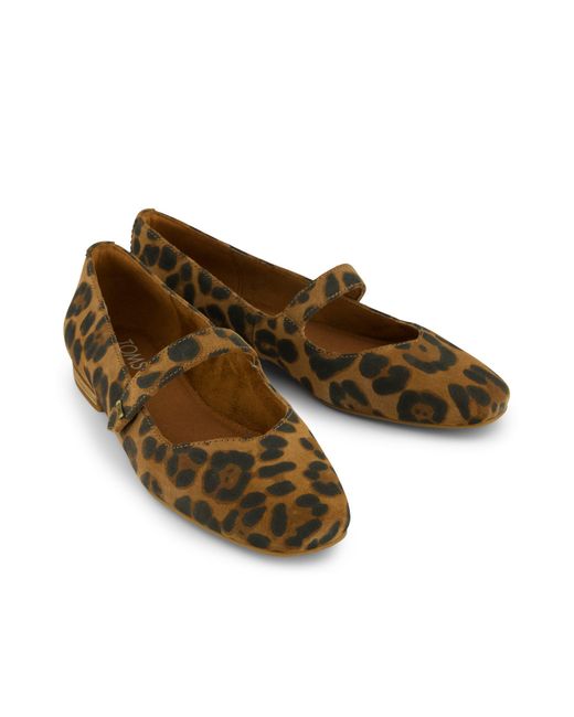 TOMS Brown Bianca Ballet Flat