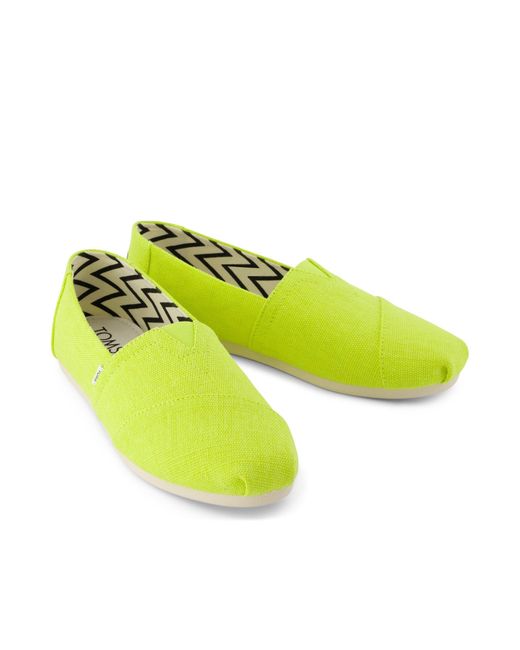 TOMS Yellow Alpargata