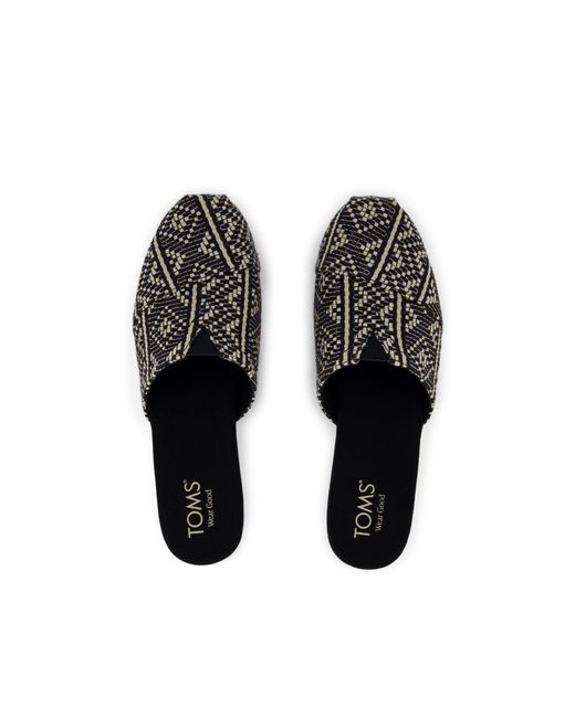 TOMS Black Alpargata Mule