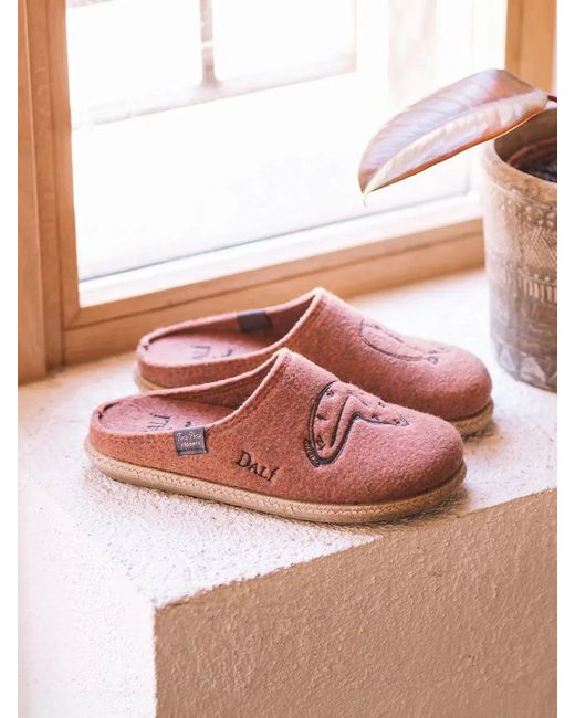 Toni Pons Pink Slippers Inspired By Salvador Dalí's Work