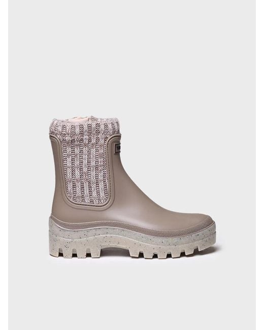 Toni Pons Gray Rain Ankle Boot