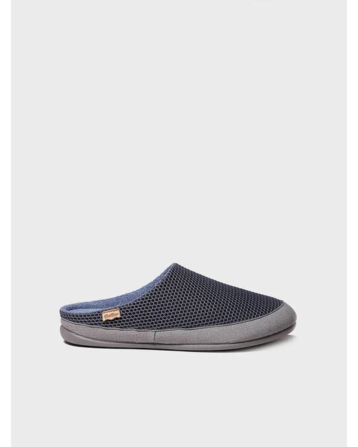 Toni Pons Blue Clog Slippers for men
