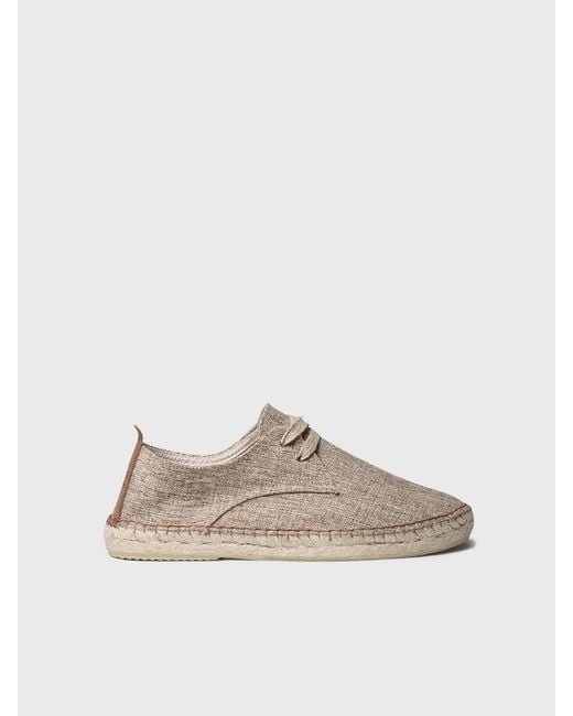 Toni Pons Natural Closed Espadrilles With Laces for men