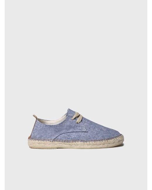 Toni Pons Blue Closed Espadrilles With Laces for men