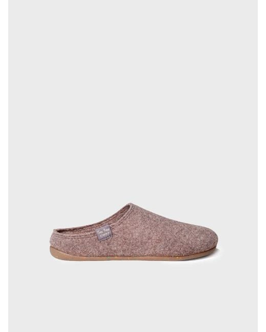 Toni Pons Pink Clog-Style Slipper Made From Recycled Felt