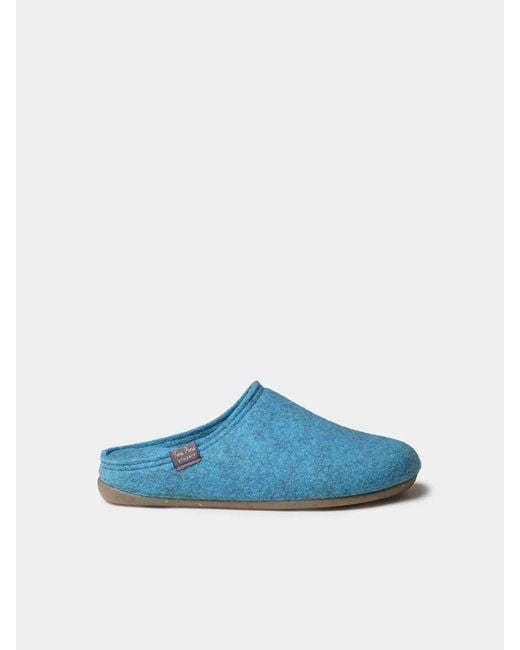 Toni Pons Blue Clog-Style Slipper Made From Recycled Felt